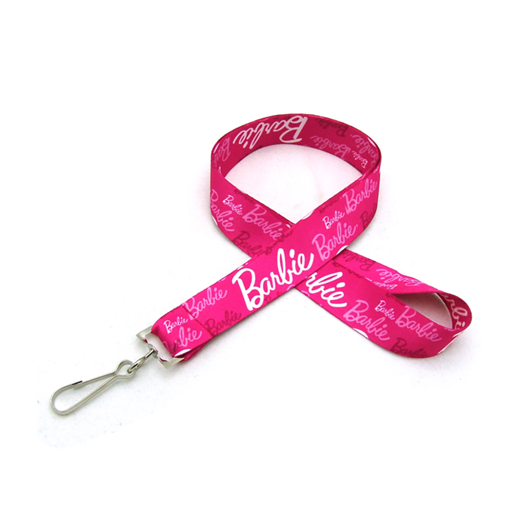 1" Digitally Sublimated Lanyard w/ J-Hook