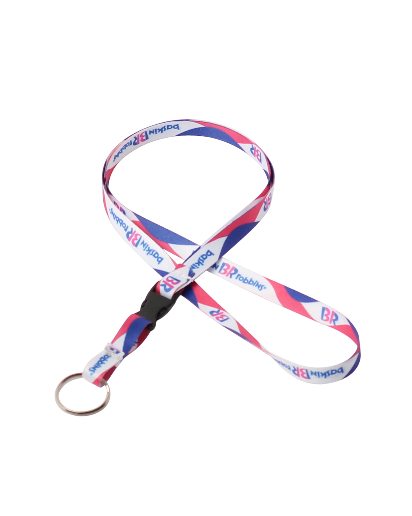 3/8" Digitally Sublimated Lanyard w/ Detachable Buckle