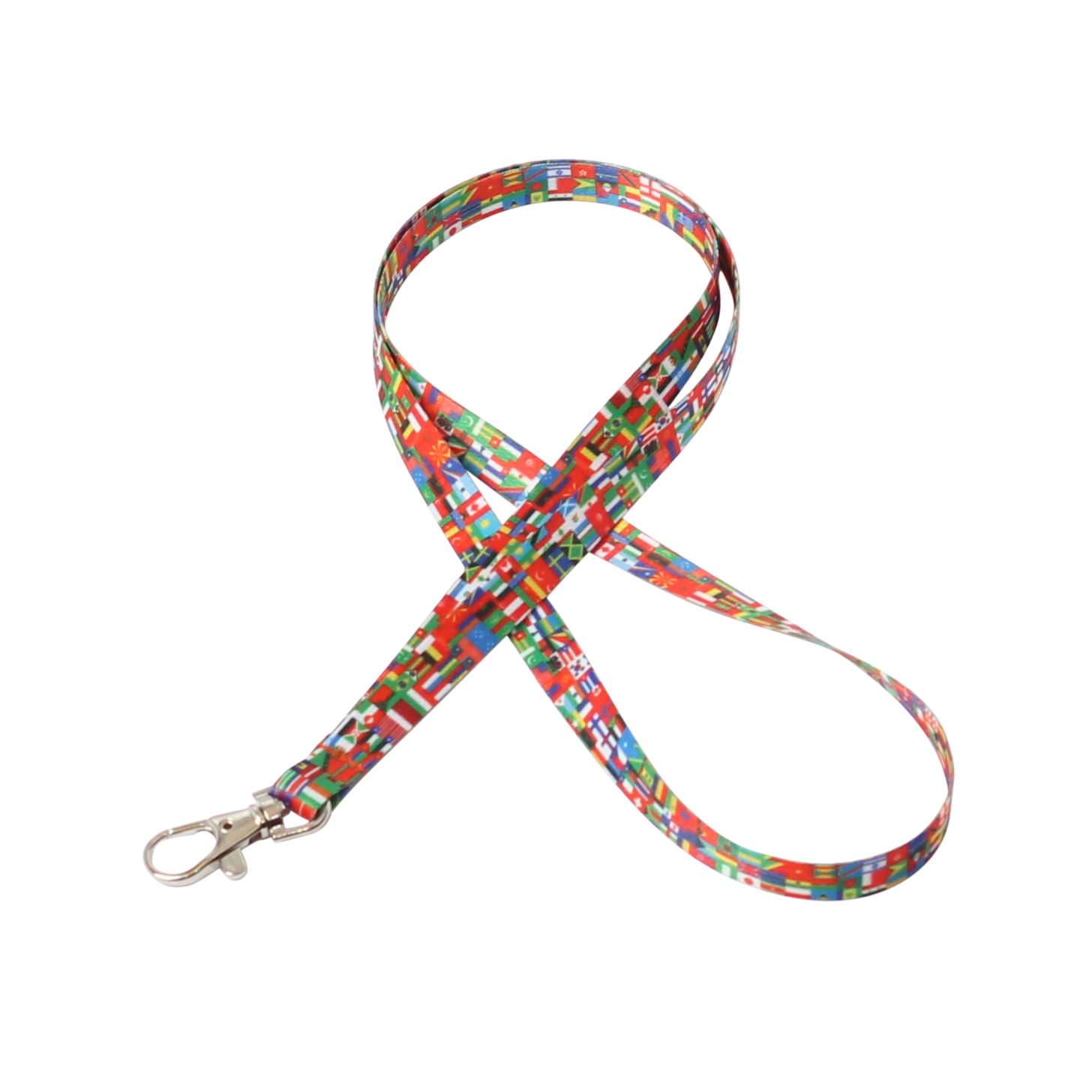 3/8" Digitally Sublimated Lanyard w/ Deluxe Swivel Hook