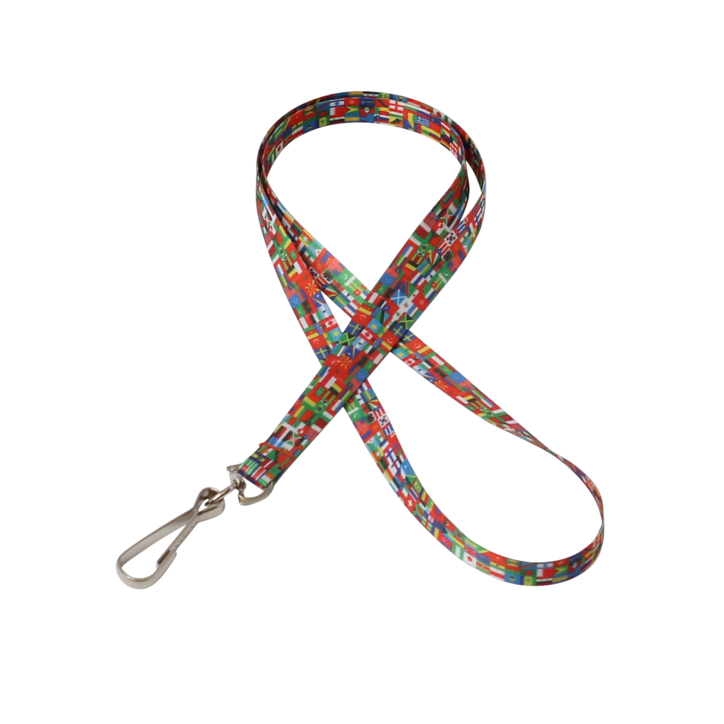 3/8" Digitally Sublimated Lanyard w/ J Hook