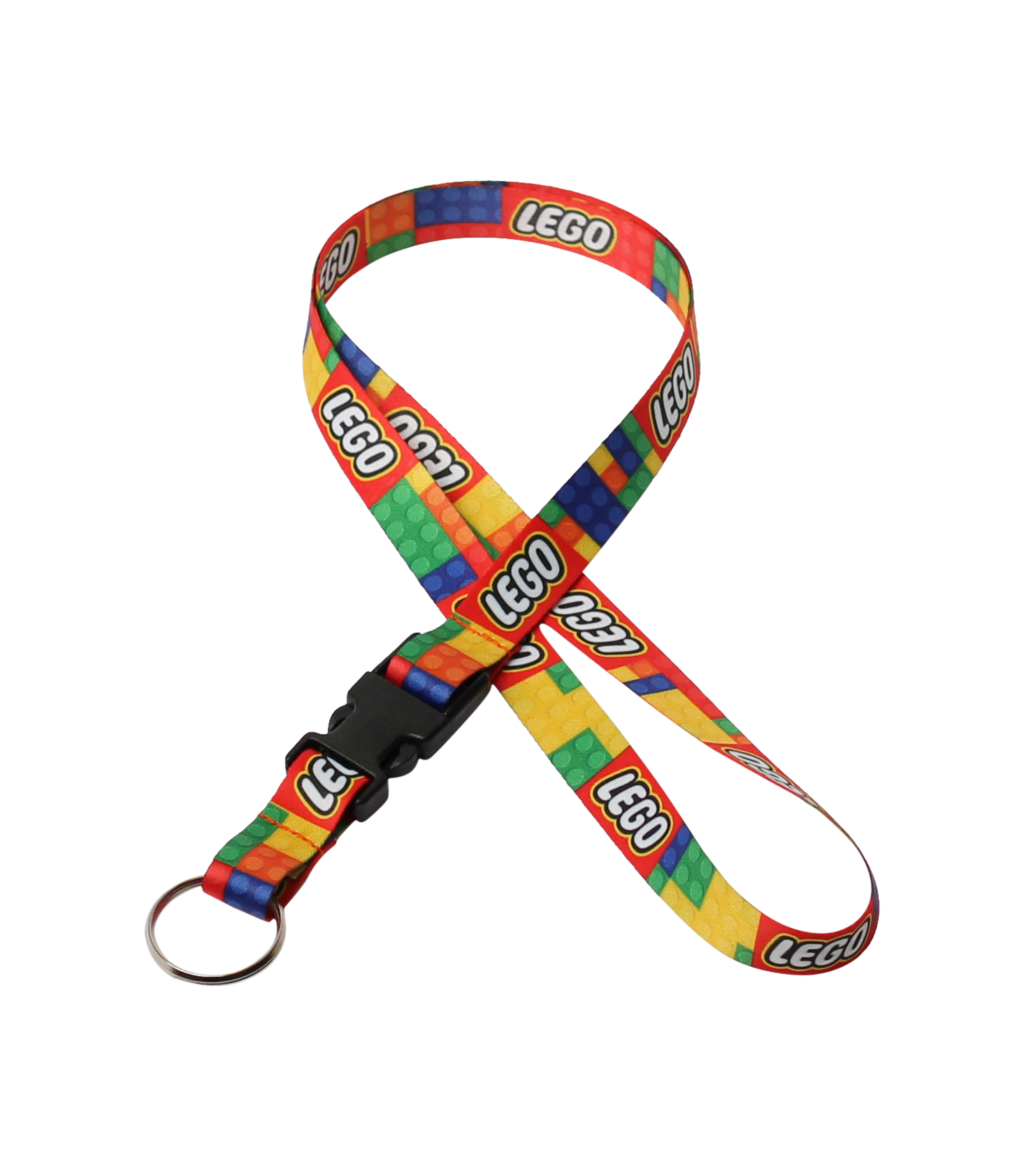 5/8" Digitally Sublimated Lanyard w/ Detachable Buckle