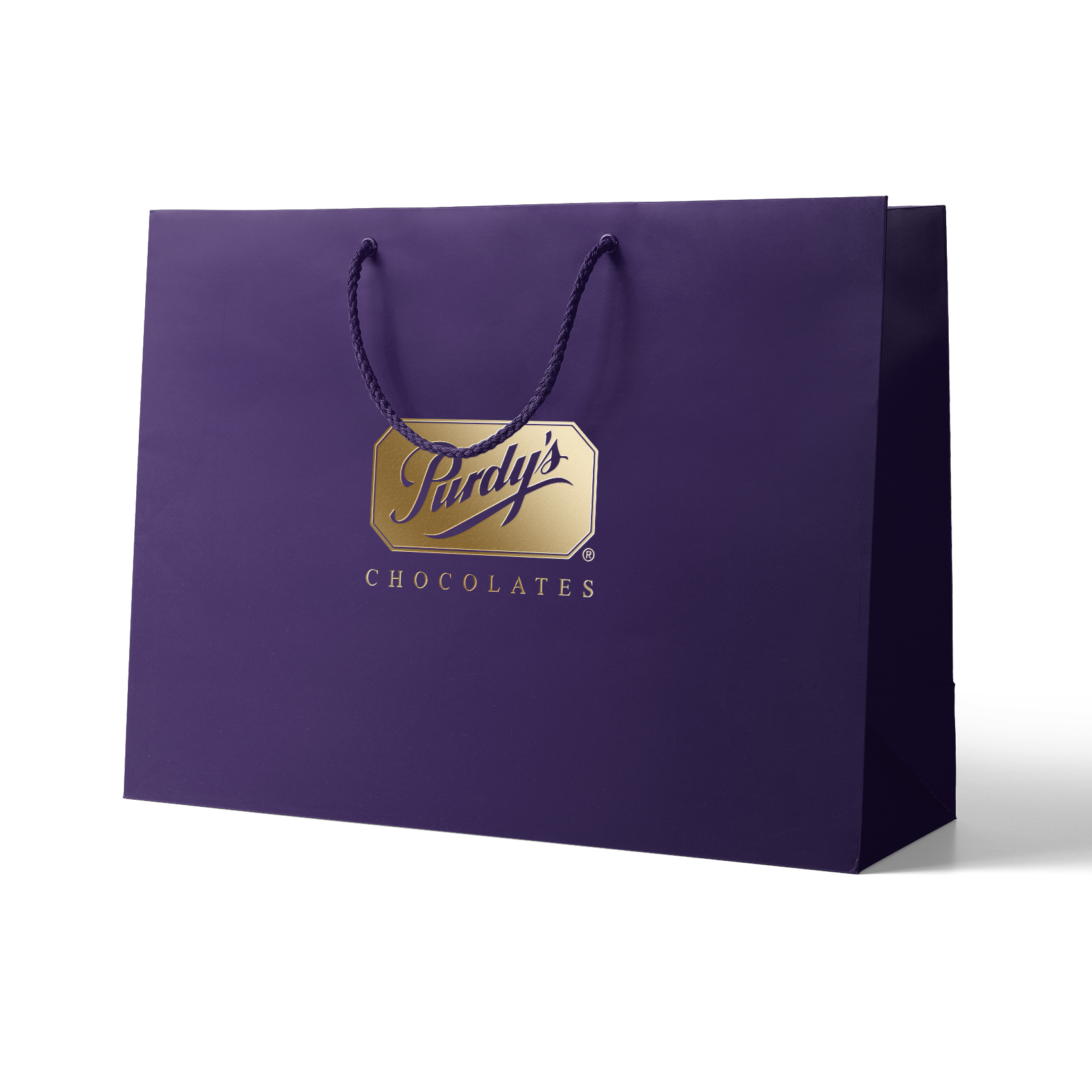 210g C1S paper bag with foil imprint on all sides (16*12*6")