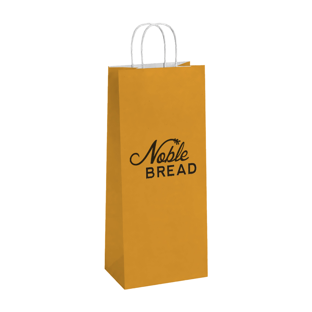235g Card Paper bag with full color imprint on all sides (5.25*13*3.25")